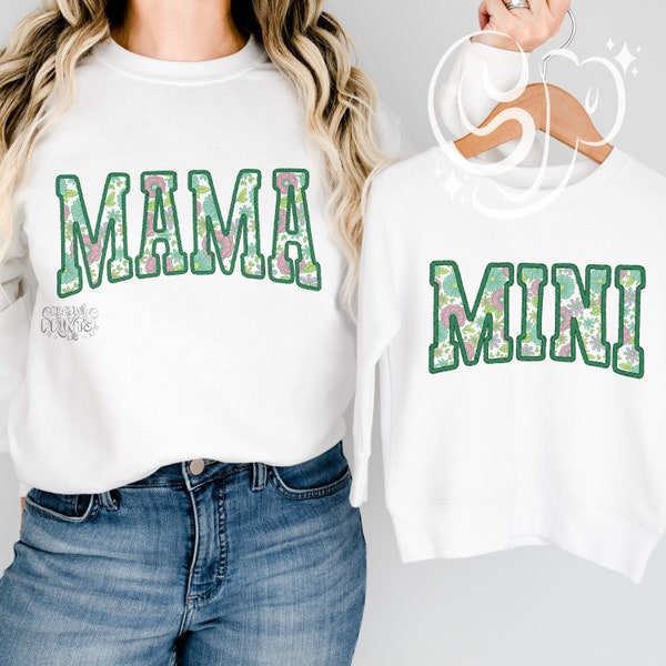 Mama Mini Lucky Charm PNG, Saint-Patrick, Fichier de sublimation, Conception de T-Shirt, Sublimation tendance Png