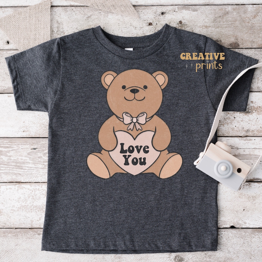 Cute Teddy Bear Png, Valentines Day Png, Bear Holding Heart, I Love You ...