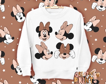 Girl Mouse Faces Sublimation PNG, Magical Png, Happy Mouse Sublimation files