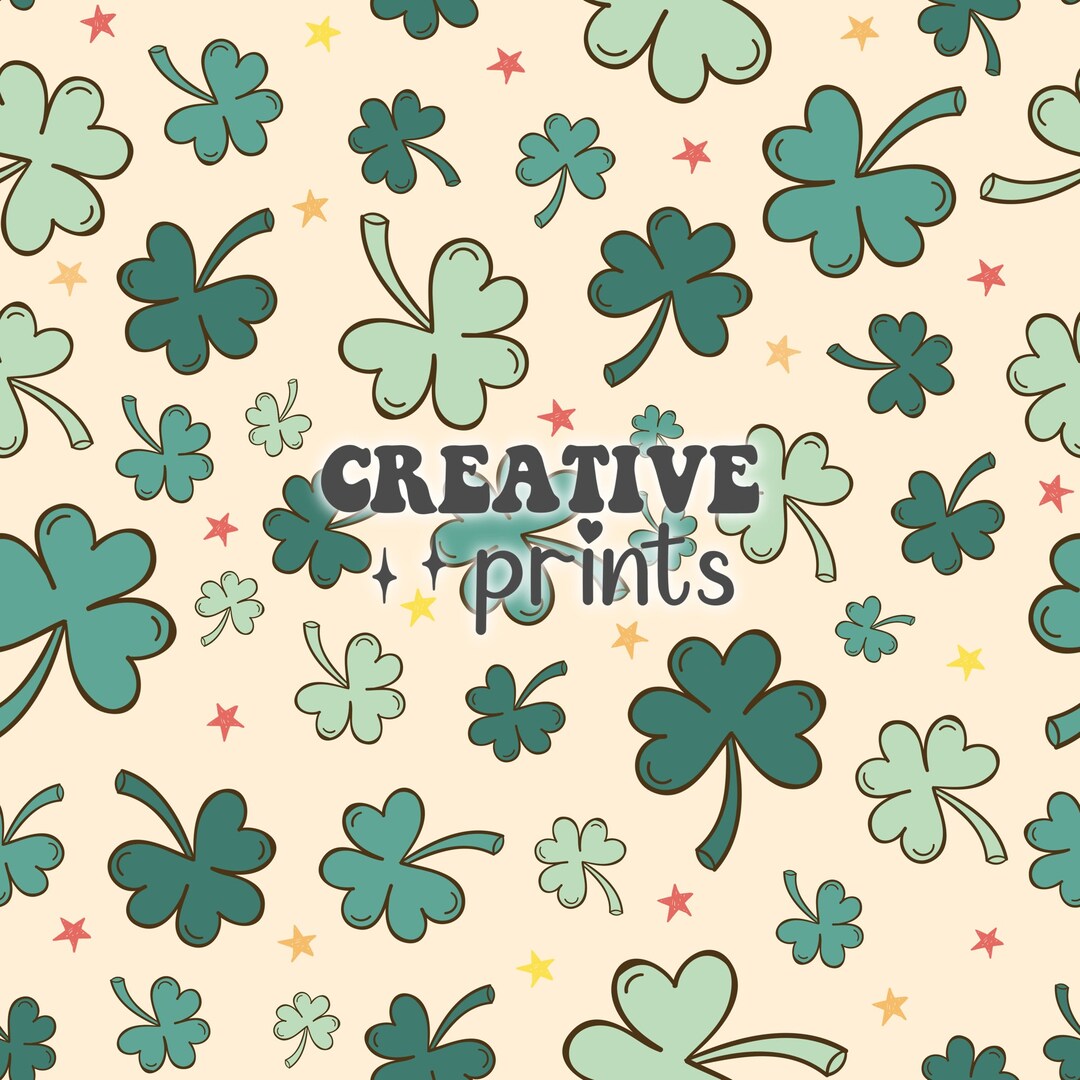 St Patrick's Day Shamrock Pattern Print Backpack main image 1