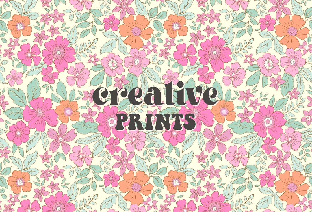 Spring Flowers Pattern Floral Seamless Repeat Pattern for Fabric ...