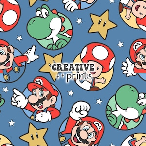Cartoon seamless pattern for boys, Video game seamless file, Seamless Repeat Pattern for fabric Sublimation