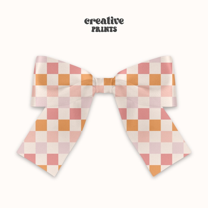 Checkared Pattern Bow Check Pattern, Checkerboard Seamless Pattern, Boho Seamless File for ...