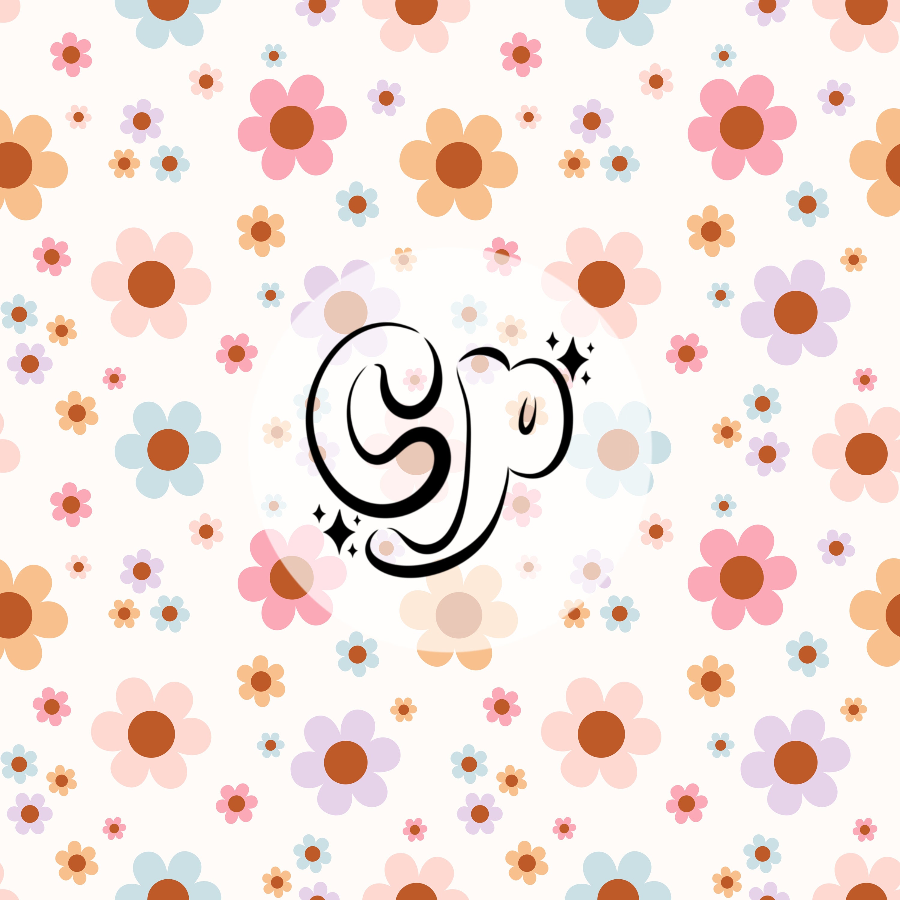 Retro Spring Summer Daisy Seamless Pattern, Floral Seamless Files for ...