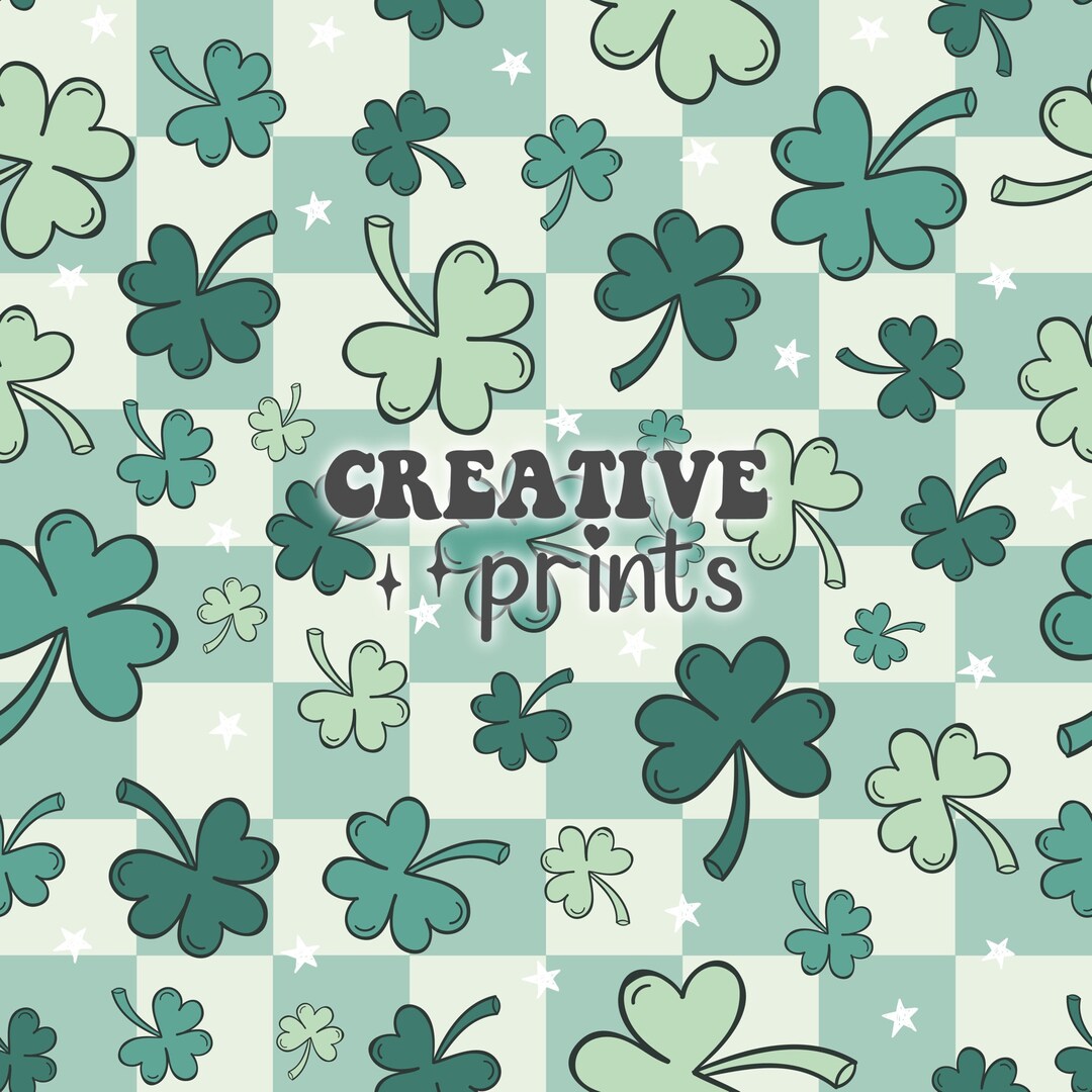 Shamrock St Patrick's Day Pattern Print Backpack main image 1
