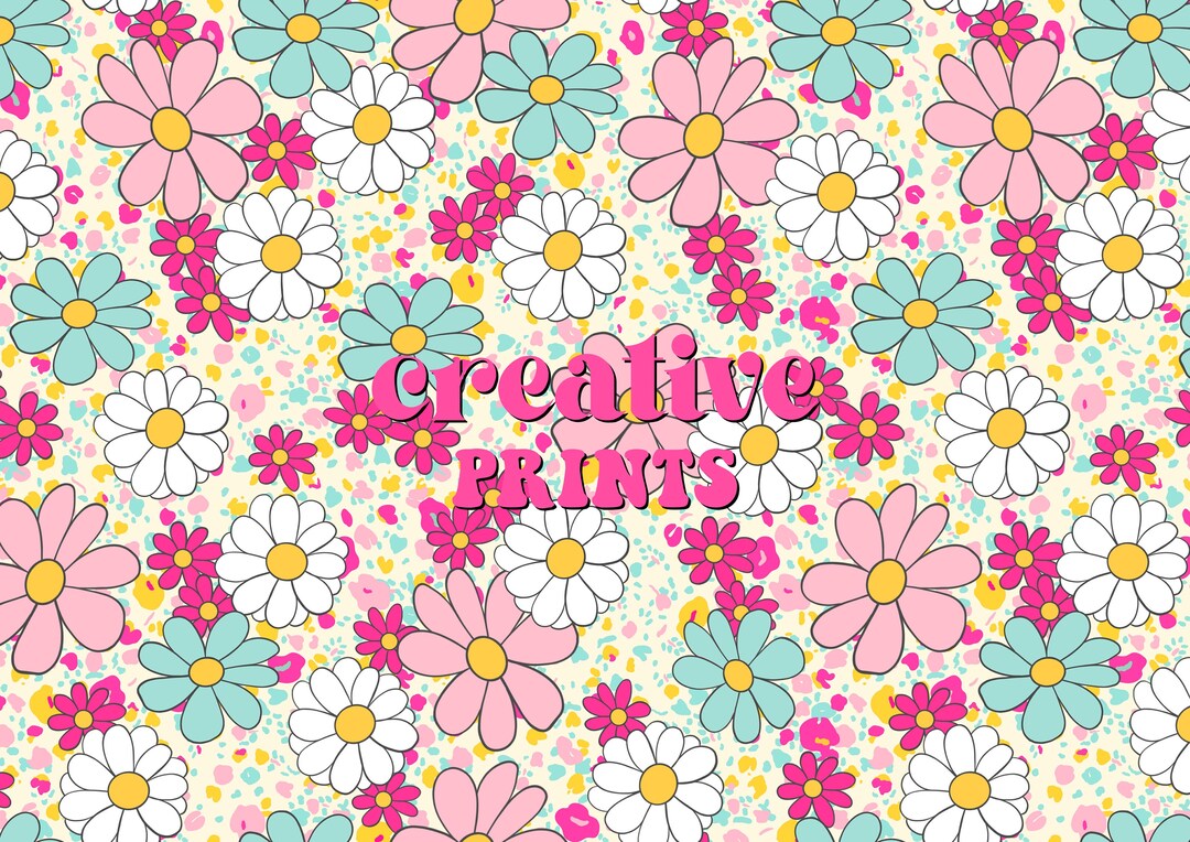 Spring Flowers Pattern Floral Seamless Repeat Pattern for Fabric ...