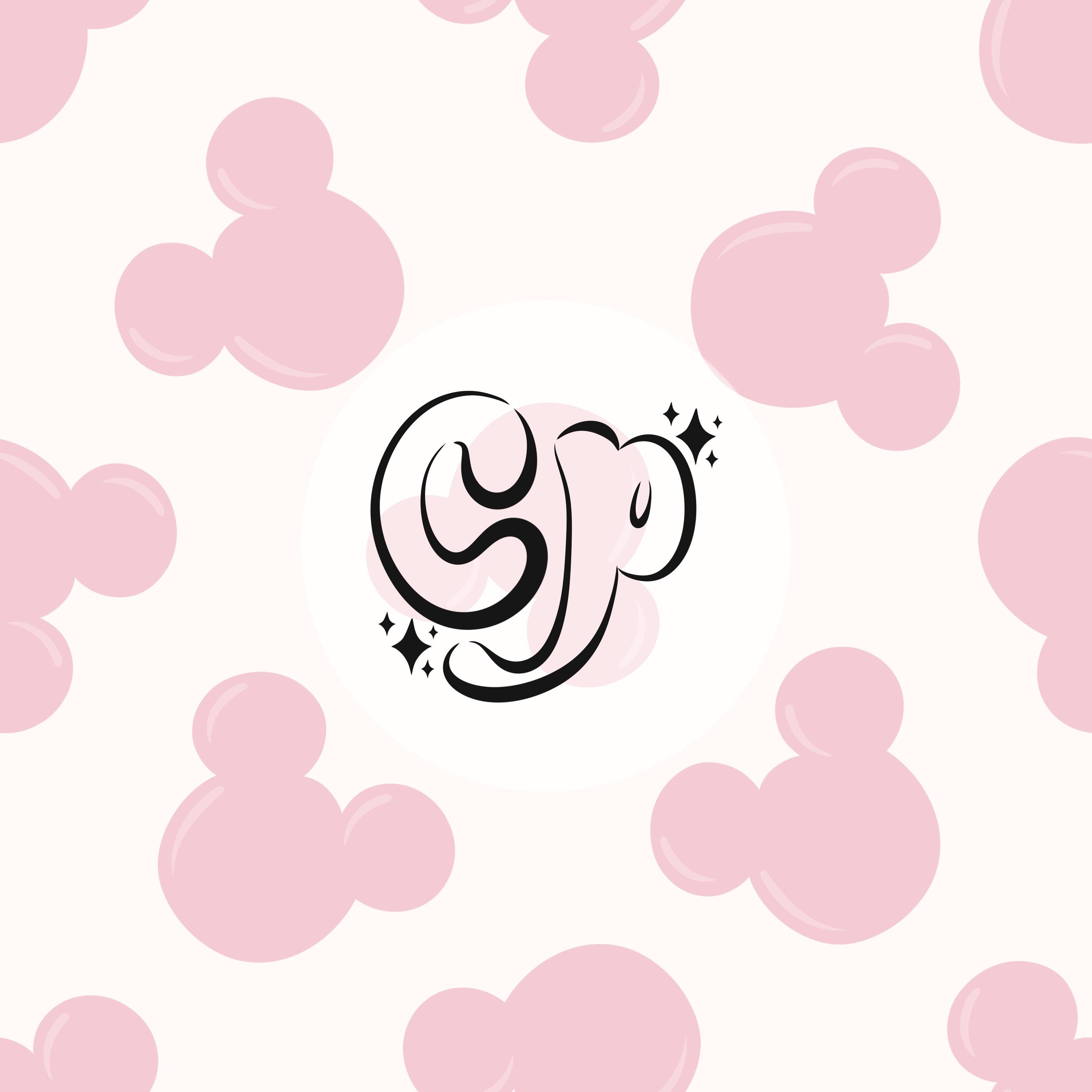 Mouse Ears Seamless Pattern, Mouse Balloons Seamless Pattern, Vday Seamless file