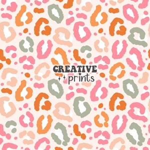 Spring Easter cheetah seamless repeat pattern, Seamless animal cheetah print for fabric sublimation
