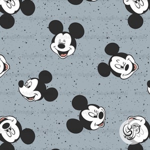 Mouse Faces Seamless file, Magical Seamless Pattern for fabrics