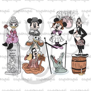 Haunted House PNG, Magical Halloween Png, Halloween Sublimation Png, Forget the castle, Mouse and friends Halloween