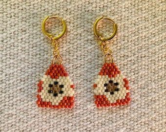 Mini Coral Floral earrings