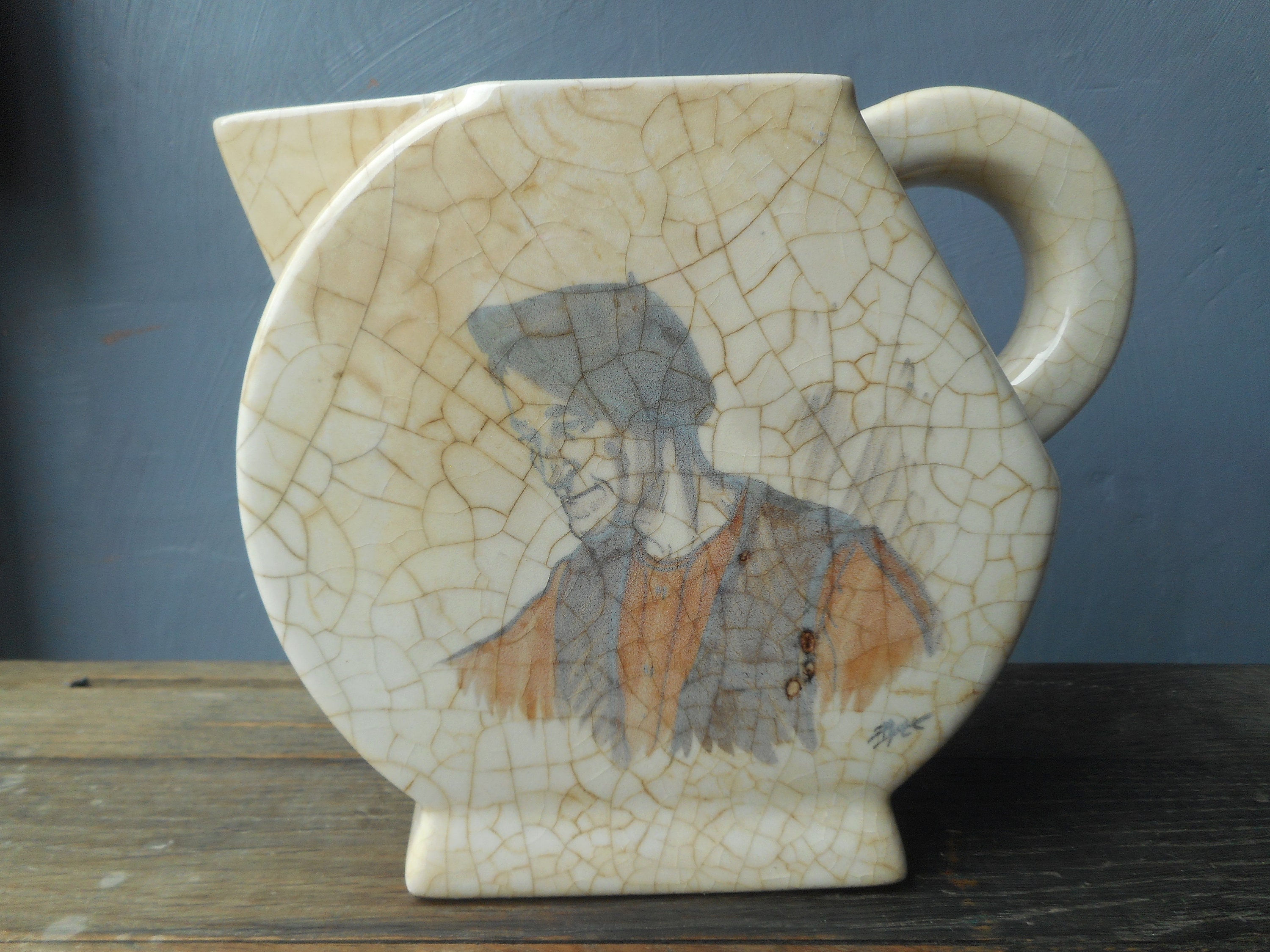 Vase Cazalas Signé Paule Douau Céramique Bagnères de Bigorre 1930