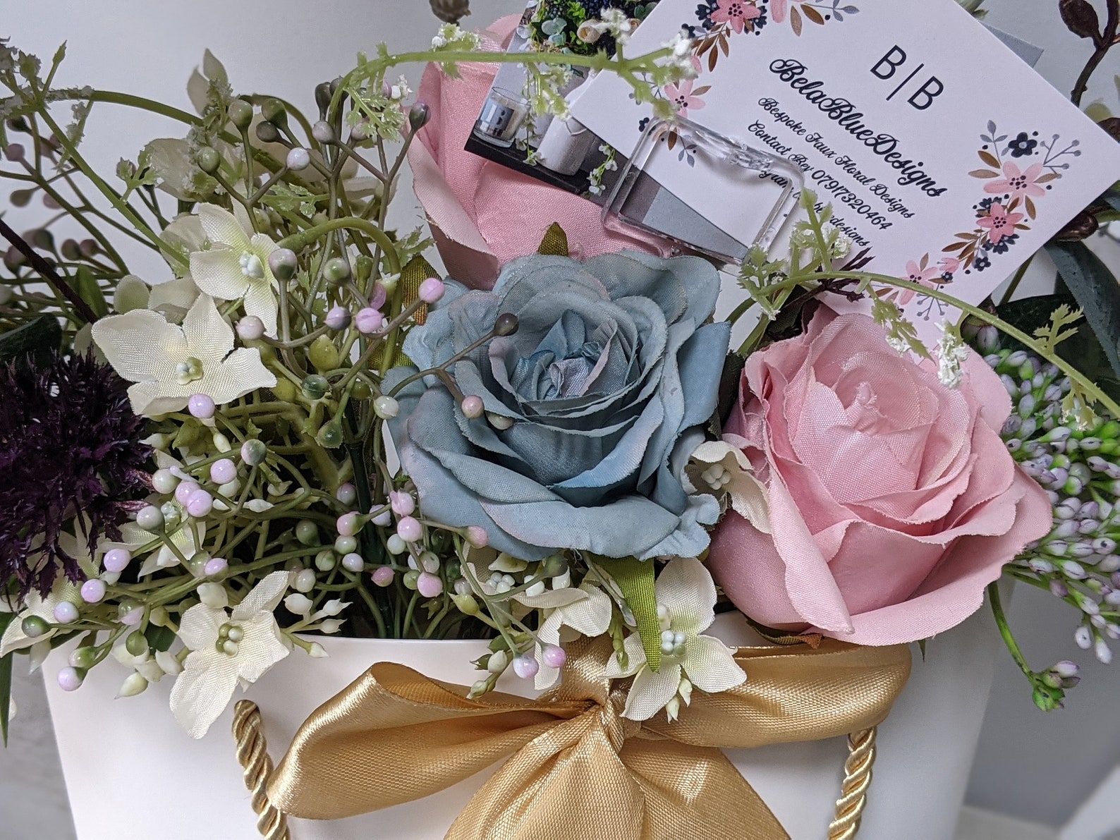 Beautiful Floral Filled Gift Bag. Etsy