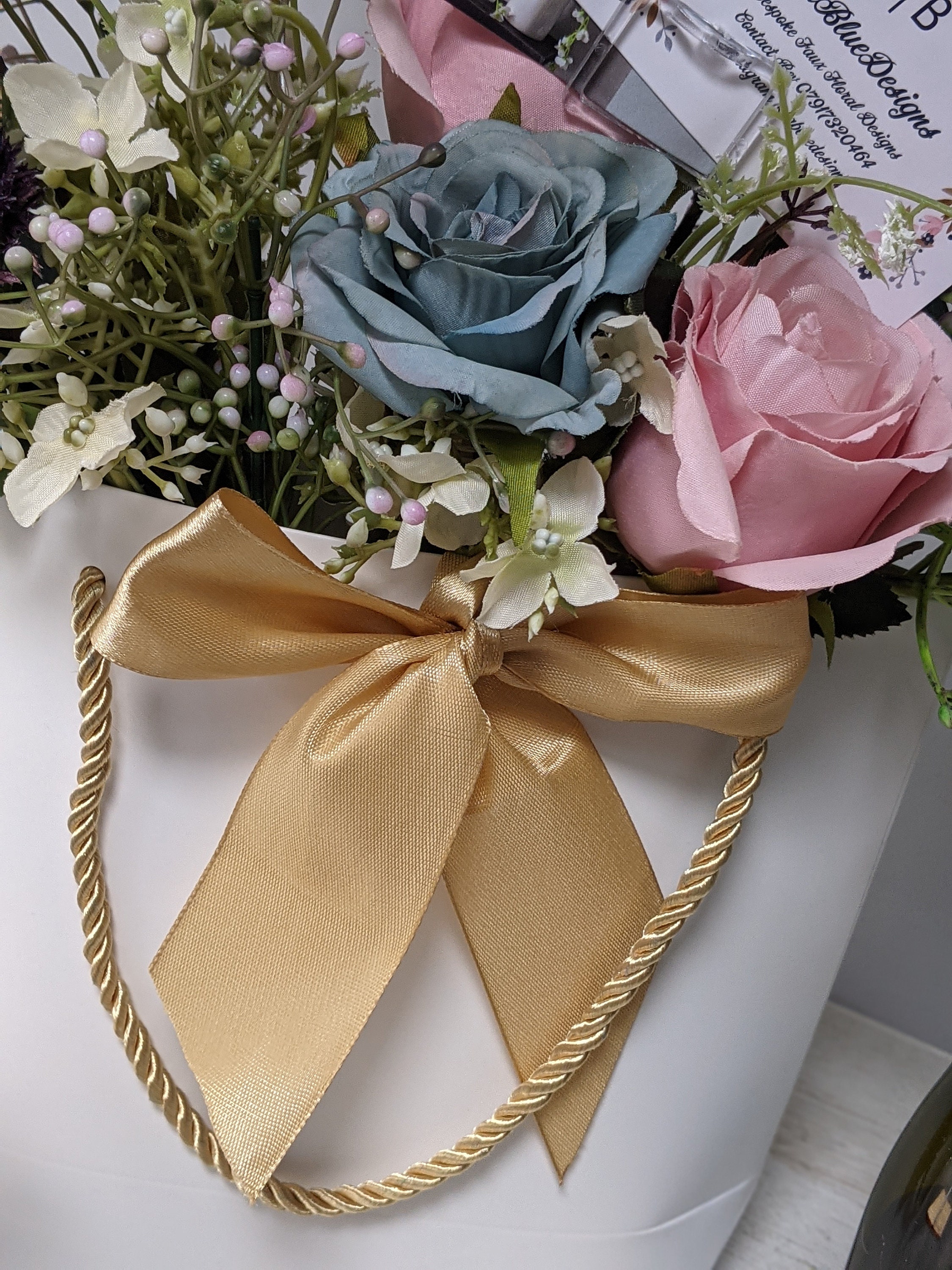 Beautiful Floral Filled Gift Bag. Etsy