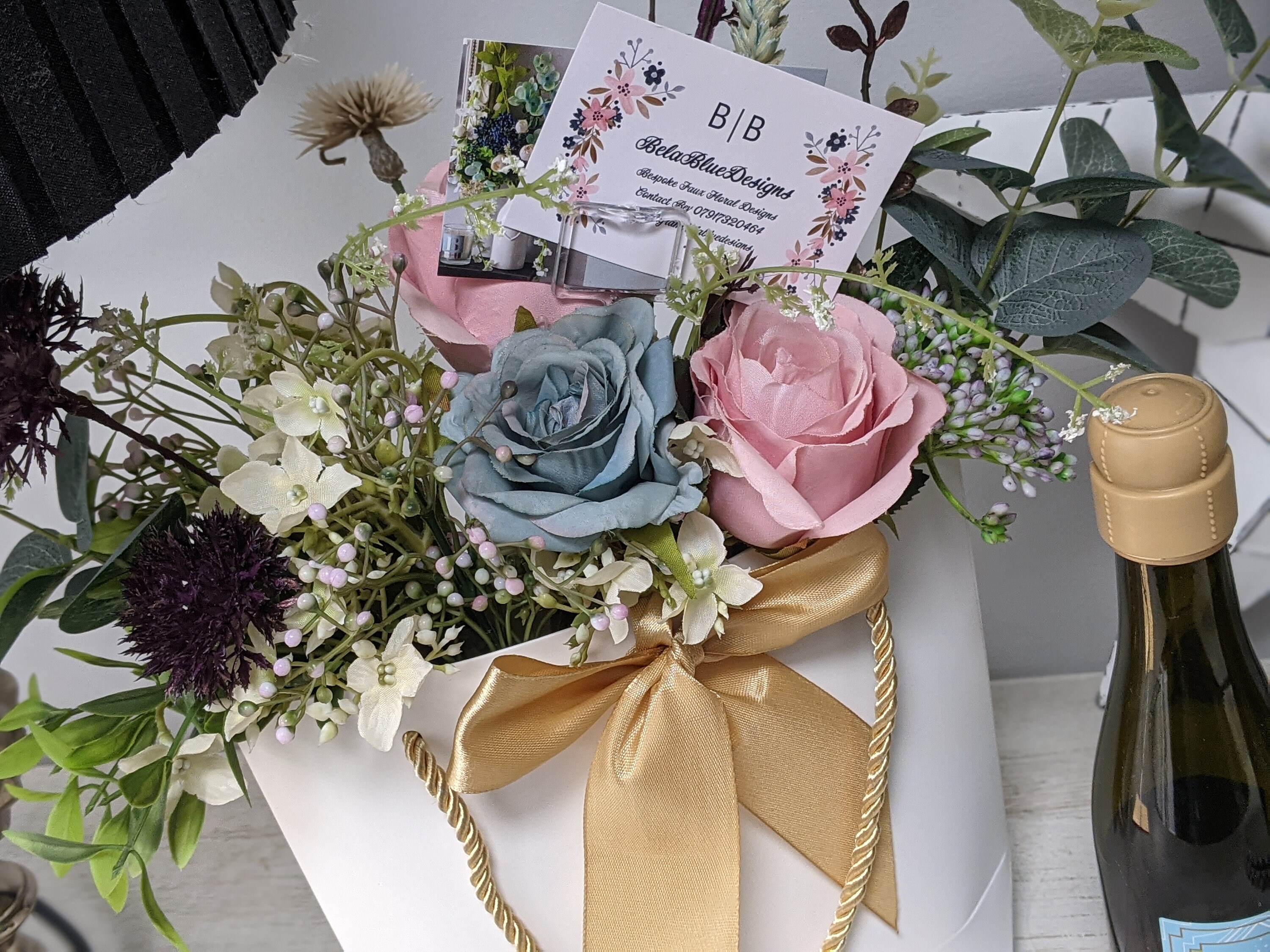 Beautiful Floral Filled Gift Bag. Etsy