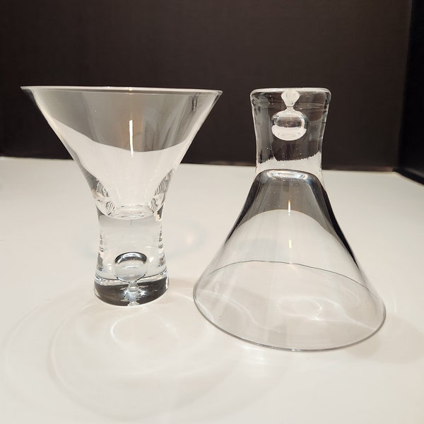 Bubble Base Glasses Etsy