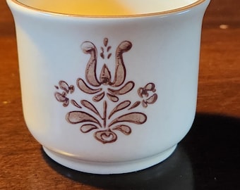 Pfaltzgraff Stoneware Votive Candle Holder - Village Pattern