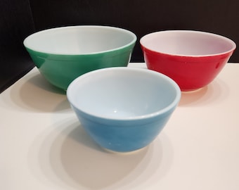 Costco Pyrex Nesting Bowl Set Pyrex 8-piece Tinted Glass Mixing