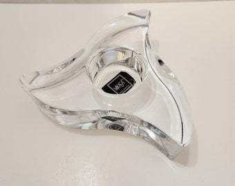 Mikasa Clear Crystal Waves Votive Candle Holder - Tea Light Holder- Home Decor
