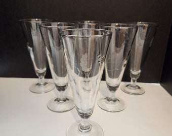 Princess House Verres à pilsner gravés Heritage - Lot de 6