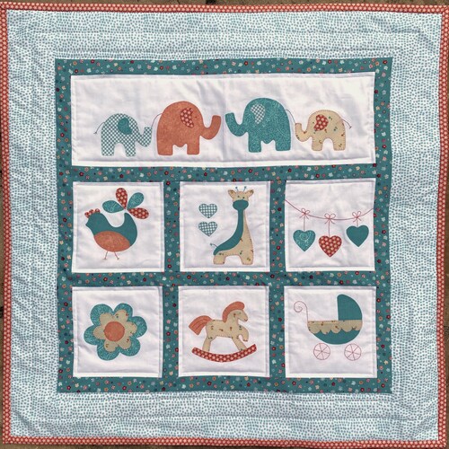 Baby Cot Quilt or Playmat Pattern pdf Etsy