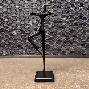 Sculpture danseuse en métal des années 1990 par Bodrul Khalique pour IKEA, ballerine, abstraite, moderniste, minimaliste, vintage IKEA