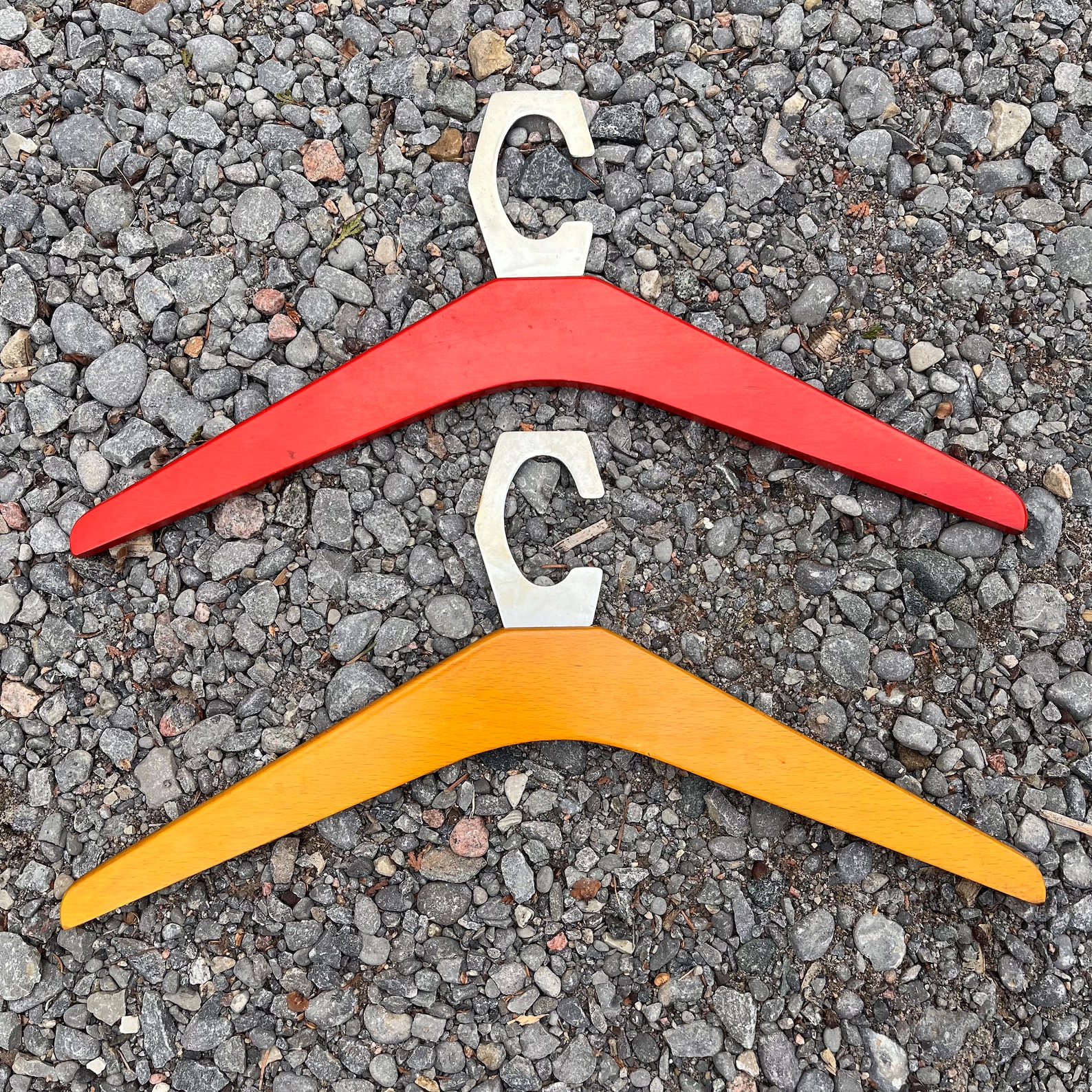pair-of-mid-century-modern-wood-metal-clothes-hangers-abstract