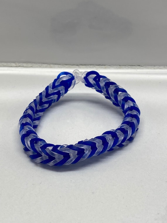 Fishtail Rainbow Loom Bracelet Tutorial Orange, Yellow And White