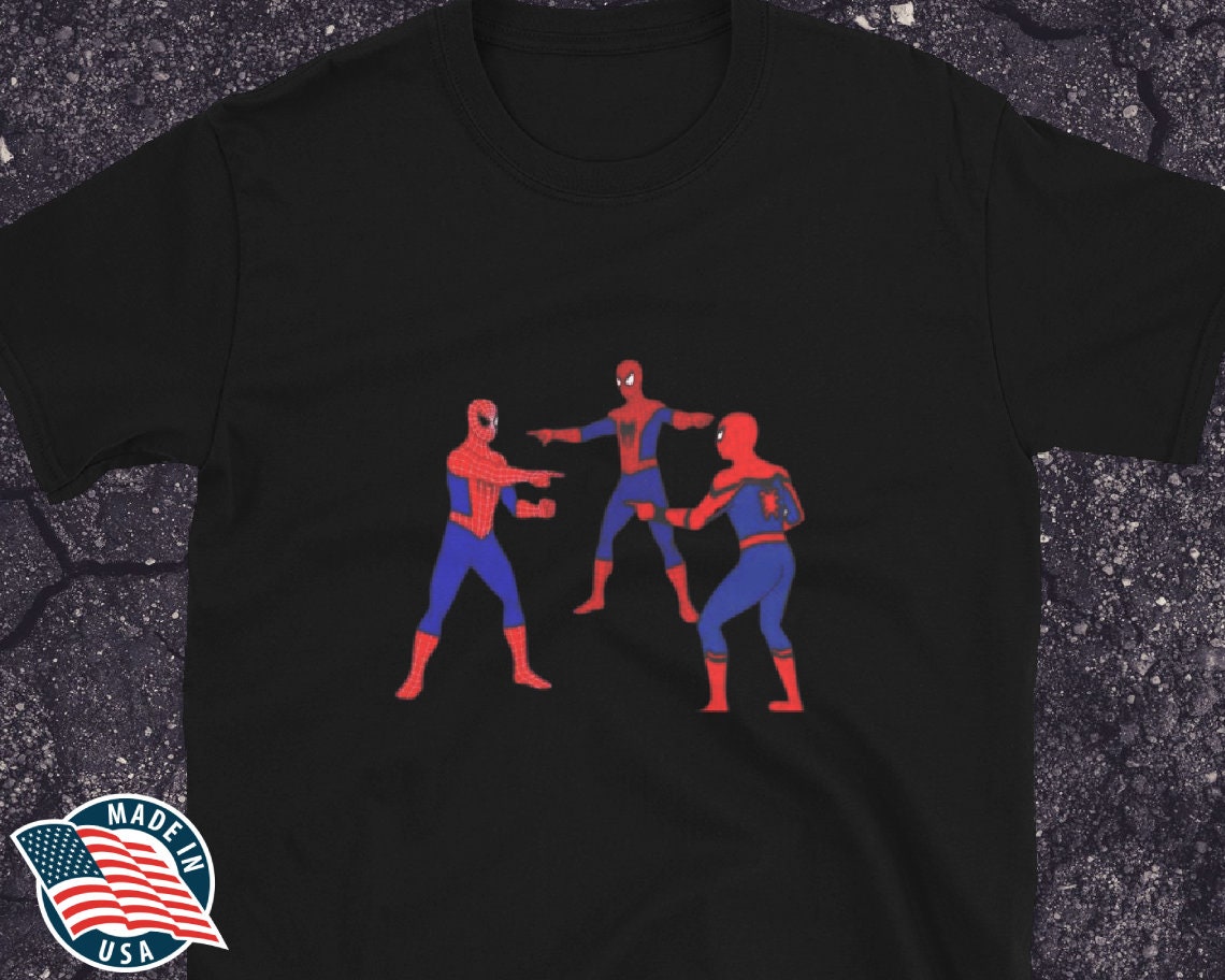 Spiderman Pointing Meme T-Shirt | Funny Meme Shirt | Spiderman No Way Home