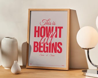 BTS SWIM Lyrics Print | Kpop Wall Art