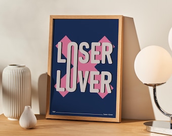 TXT Loser=Lover Lyrics Print | Kpop Wall Art