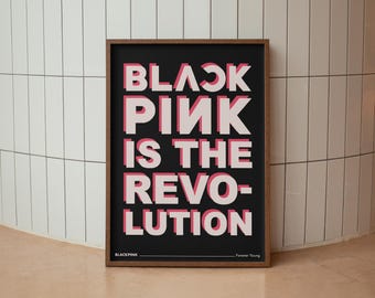 Forever Young Lyrics Print | Kpop Wall Art