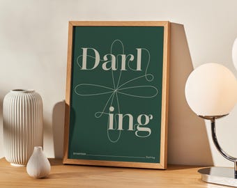 SEVENTEEN Darling Lyrics Print | Kpop Wall Art