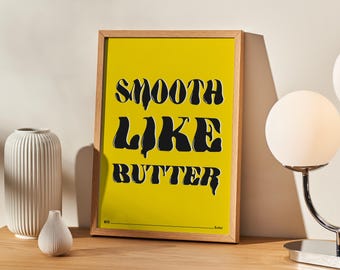 BTS Butter Lyrics Print | Kpop Wall Art