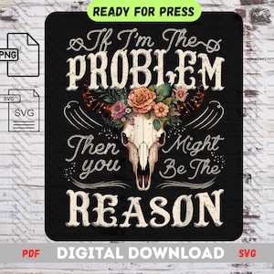 If There’s a Problem SVG PNG – You Might Be the Reason Funny Vintage Shirt Design – Retro Humor
