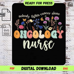 Funny Oncology Nurse Squad SVG PNG – Oncology Medical Assistant Humor Cancer Care Nurse Gift