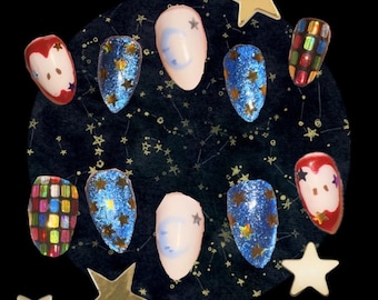 Grillige tovenaar op maat gemaakte nagelset