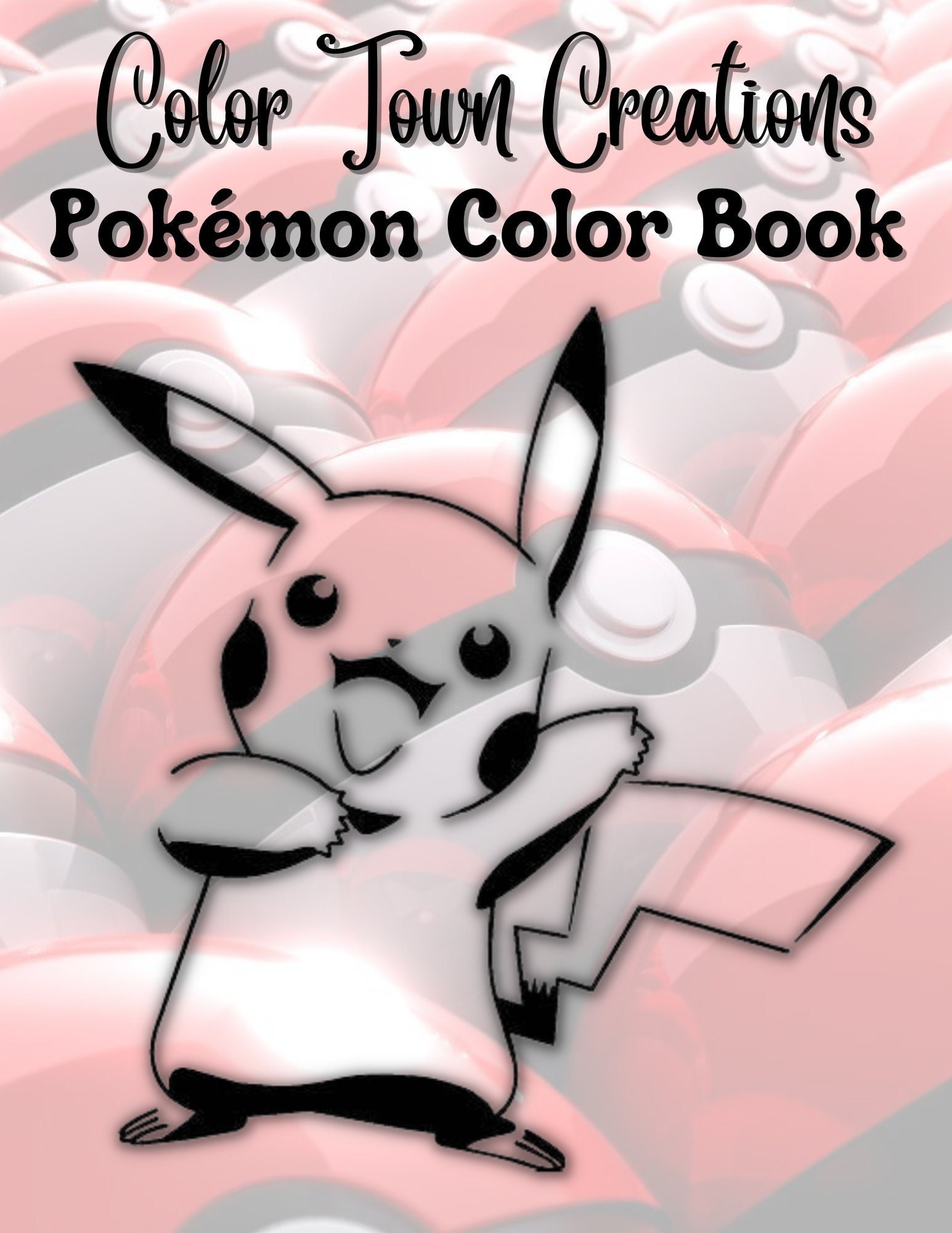 kosten Elegantie lichten Pokemon Kleurboek voor kinderen bevat meer dan 20 pagina's - Etsy België