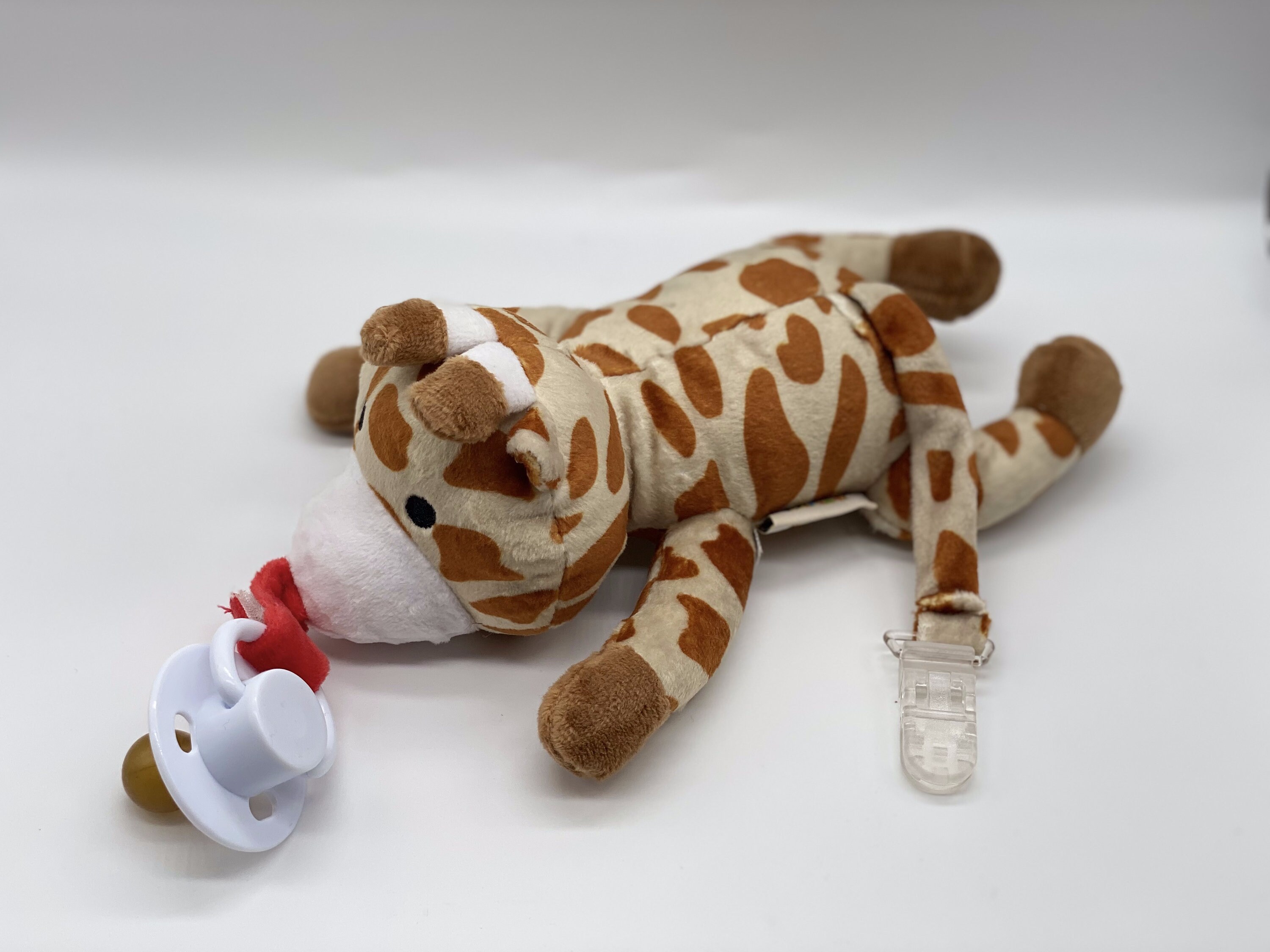 Dummy holder plush comforter toy soother holder Etsy