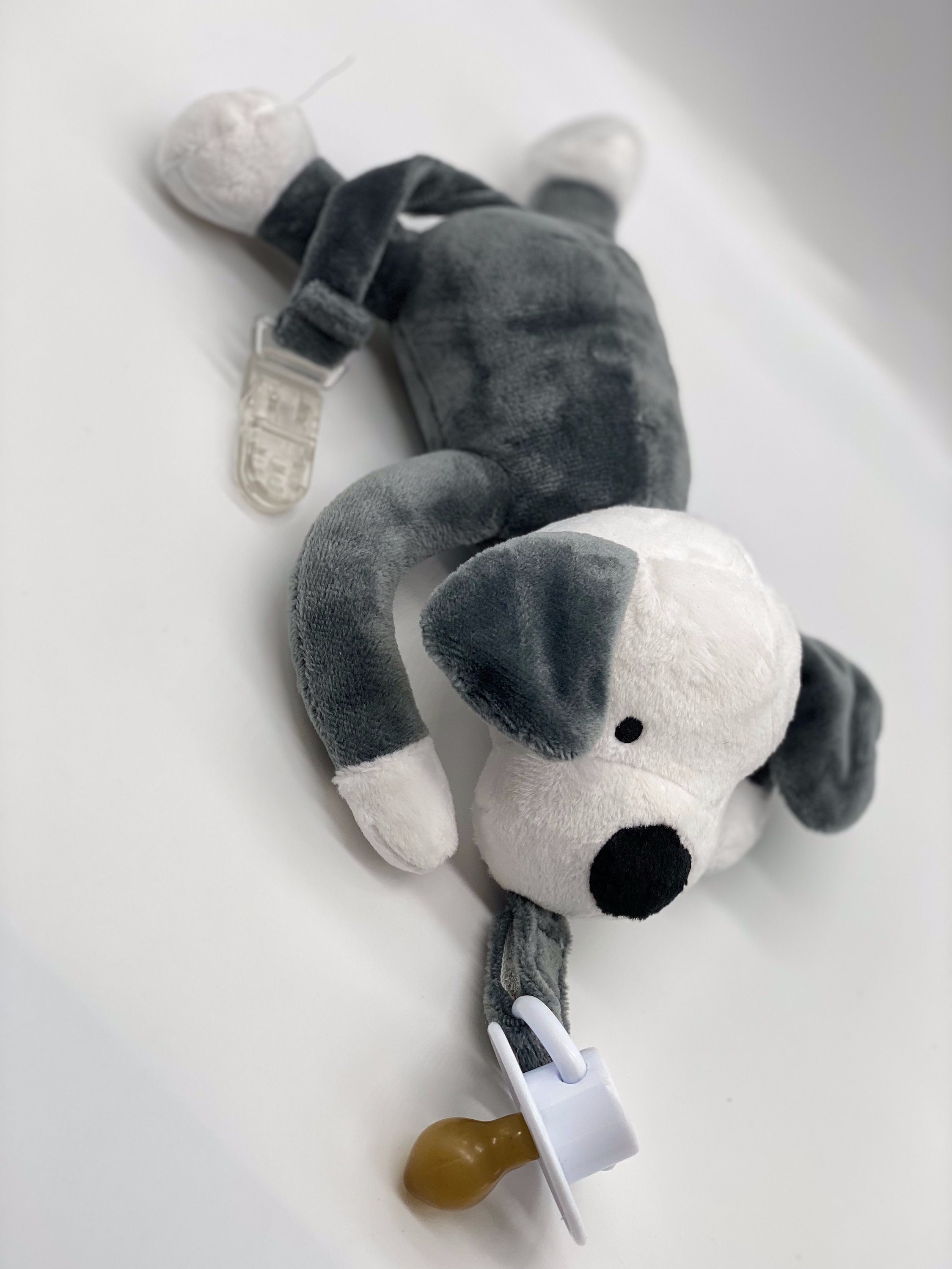 Dummy holder plush comforter toy soother holder Etsy