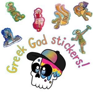Greek God Stickers
