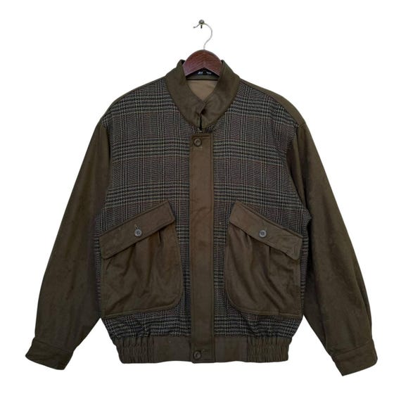 Vintage Rotary Group Bomber Jacket,Mens Casual Fashion,Cozy Jacket,Fall/Winter Outerwear