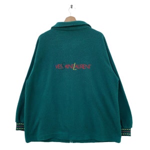 Vintage Ysl Yves Saint Laurent Pour Homme Multicolor Embroidered