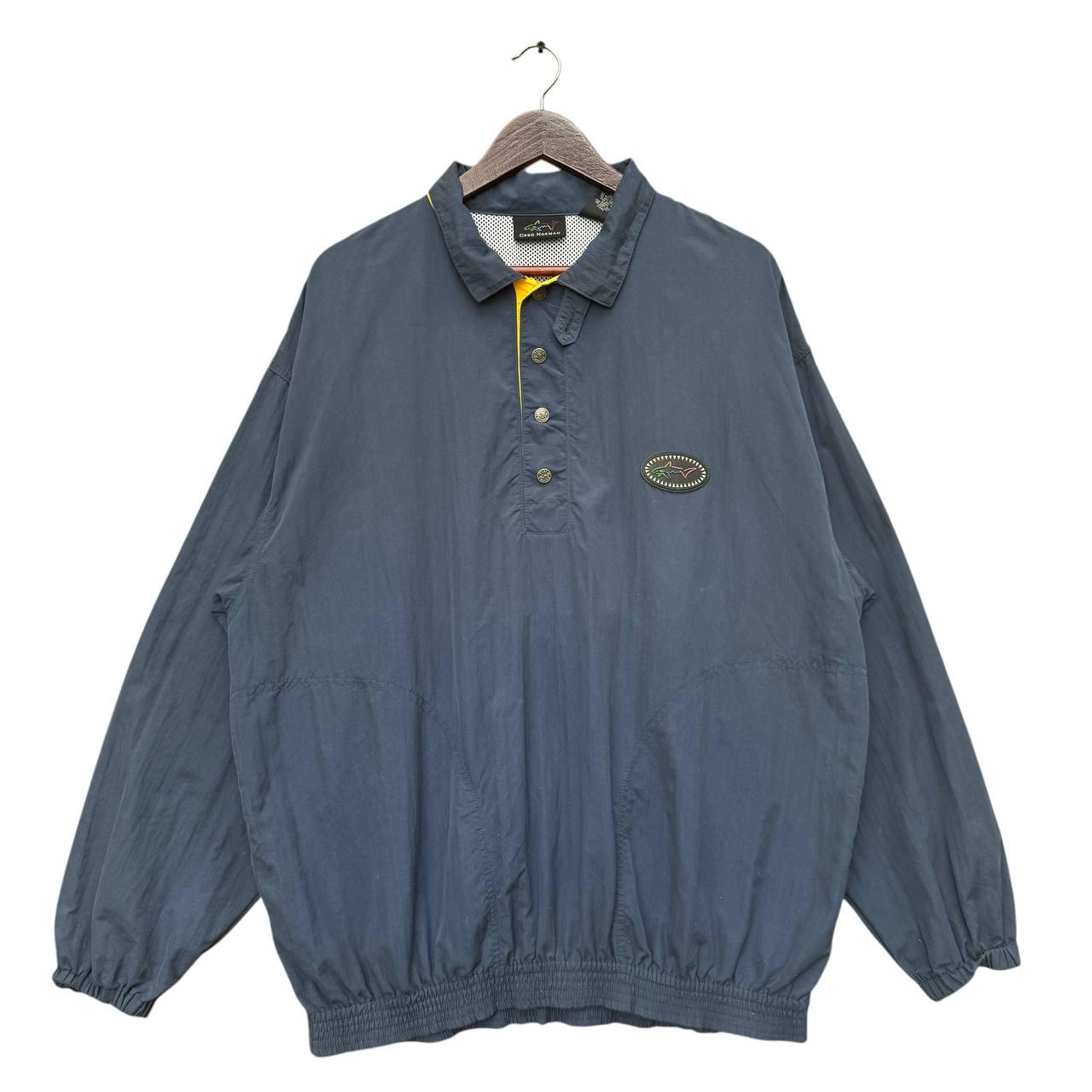 Veste Greg Norman Homme, Coupe-vent à Enfiler Taille M, Noir/blanc