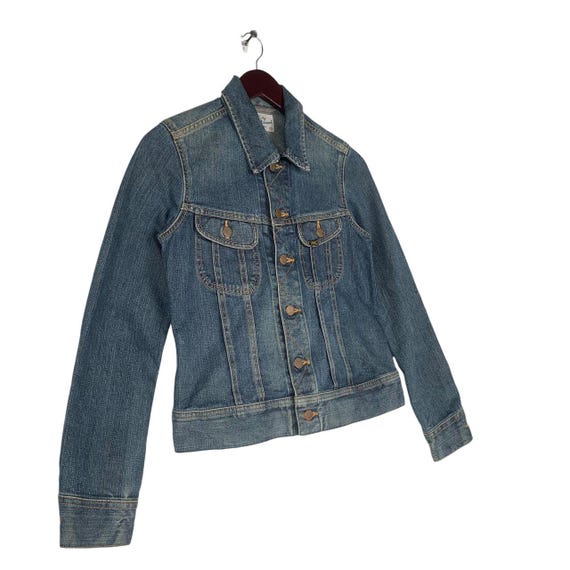 VTG 1960s LADY LEE RIDERS SANFORIZED DENIM JACKET LADIES TRUCKER S 31”