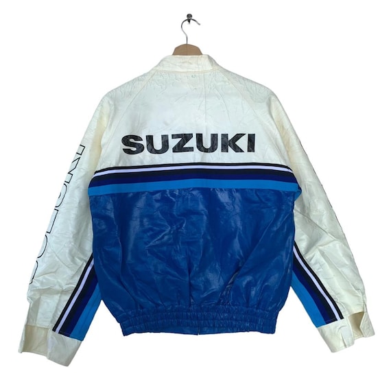 Vintage Team Suzuki Motorcycle Jacket,Large Size - image 1