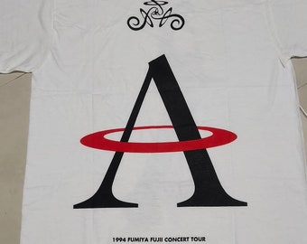 藤井フミヤFUMIYA FUJII CONCERT TOUR 1994 FFF Vintage 1994 FFM Fumiya Fujii Concert Tour Tshirt,concert