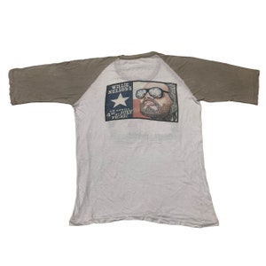 Vintage 80s Willie Nelson&#39;s Tshirt, XL Size, 80s Vintage Clothing, Vintage Tee Shirt,Retro Style Classic,American Vintage,Summer Loose Shirt