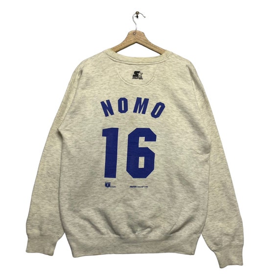 Vintage 90s Dodgers #16 Nomo Starter MLB 1995 Sweatshirt