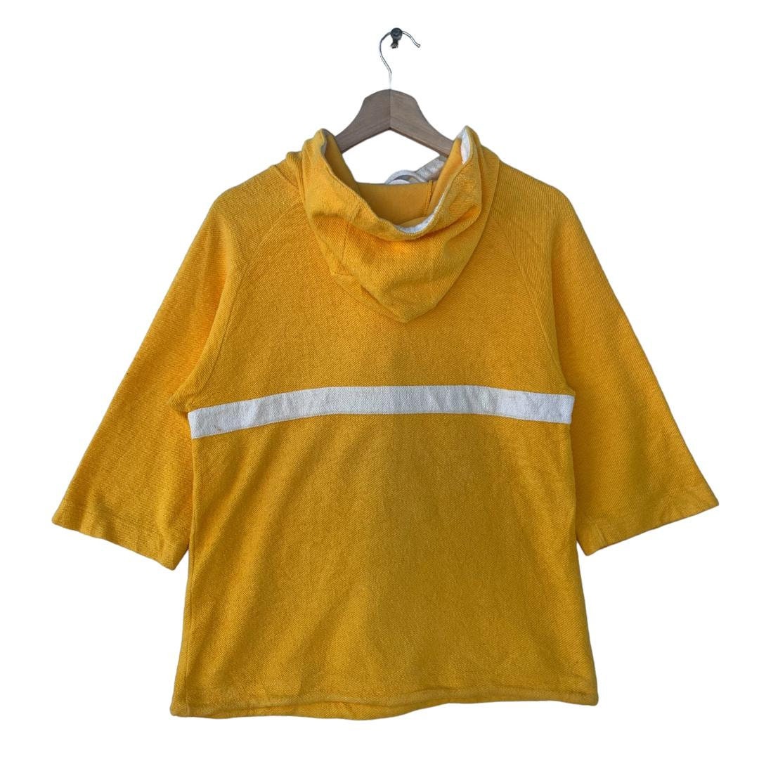 Vintage 70s Kodak Color Film Velour Hoodie Three Quater Tee